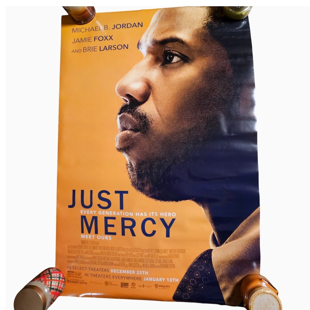 Just Mercy 2019 Original Movie Poster‎ 27x40 Michael B. Jordan Jamie Foxx D/S